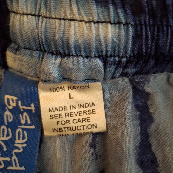 Island Beach Women's Blue Tie-Dye Joggers - Picture 4 of 7